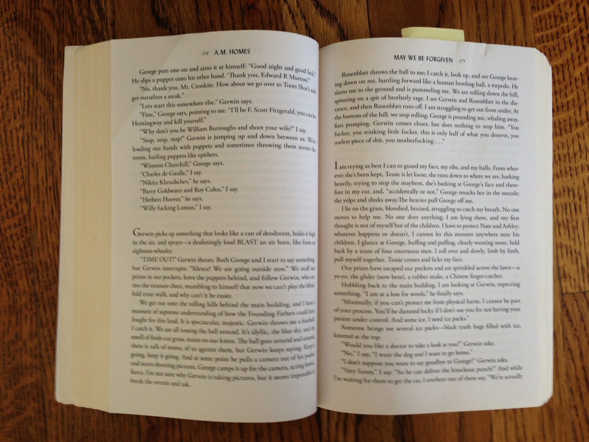 may we be forgiven pages 174-175